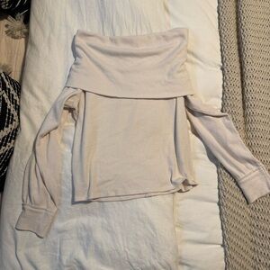 Free people off the shoulder sweater size small